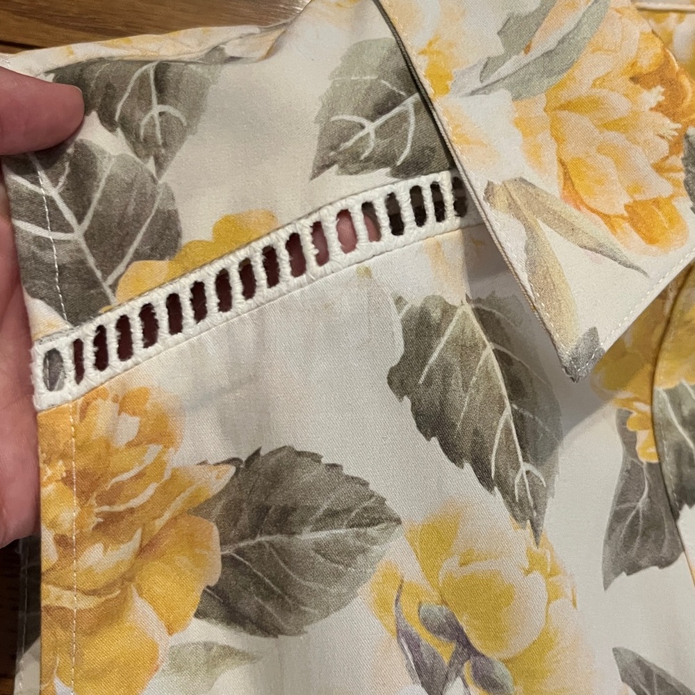 NWT Rachel Parcell Yellow Floral Midi Dress - Picture 10 of 16